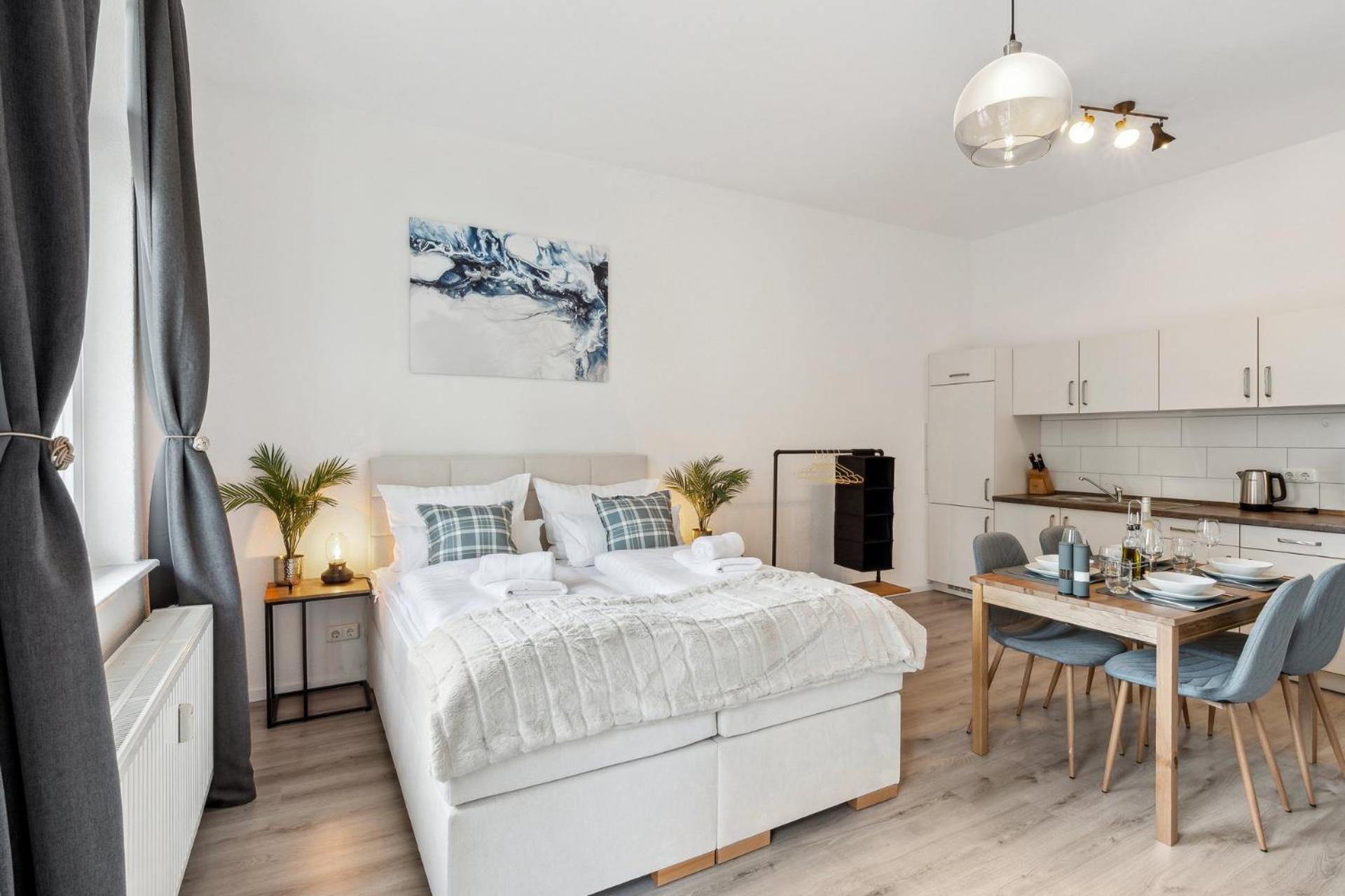 Homespace - Magdeburg - Gemuetliches Apartment Mit Balkon Exterior foto
